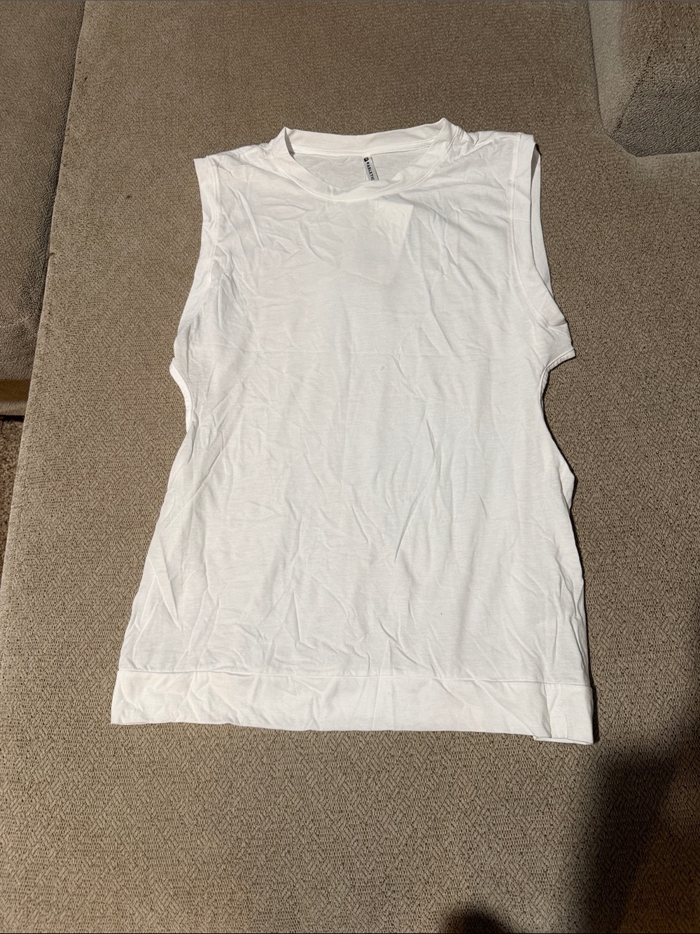 Fabletics White Sleeveless Muscle Tank
